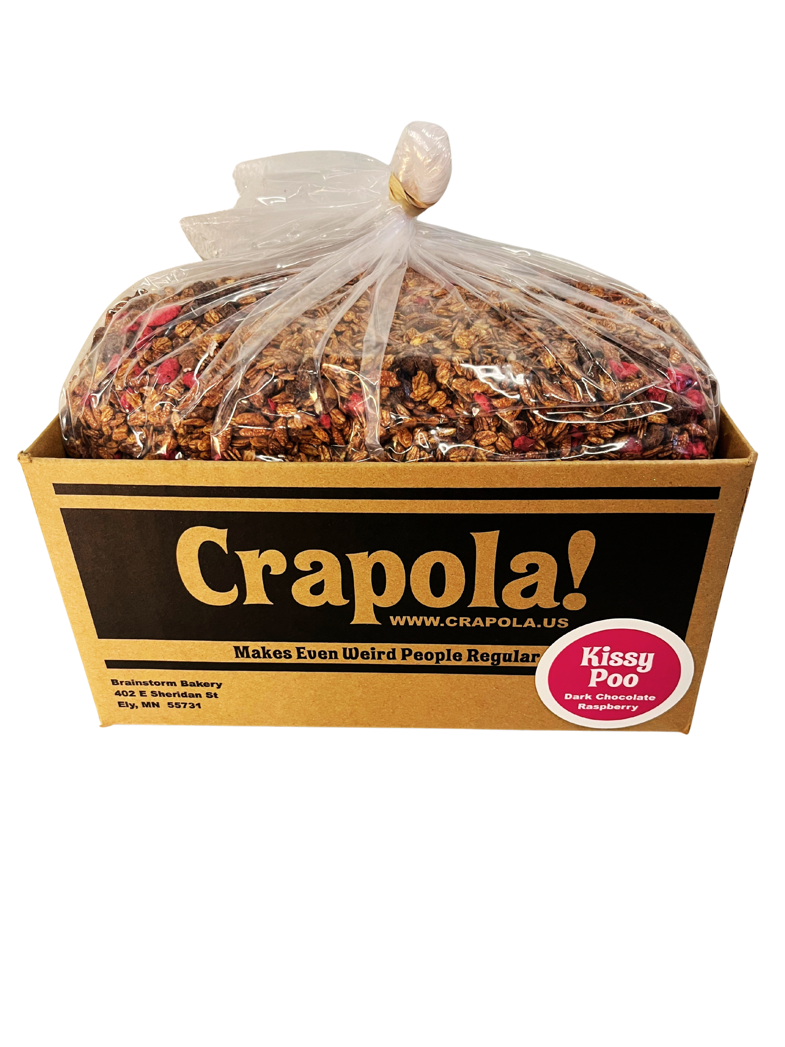 Kissypoo Bulk - Chocolate Raspberry Granola (8lb bag)