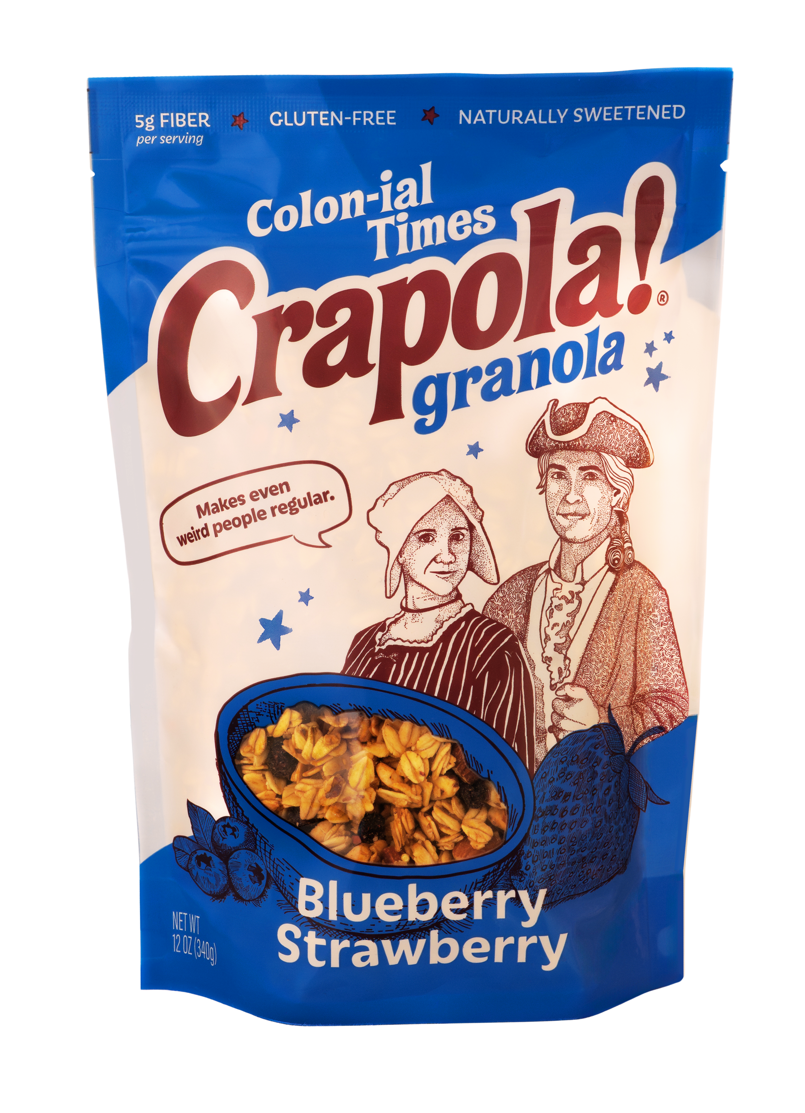 Colon-ial Times - Blueberry Strawberry Granola (12oz)