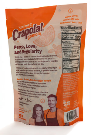 Number Two - Cranberry Orange Granola (12oz)  *** PLEASE NOTE, NEXT SHIP DATE IS 10/14 ***